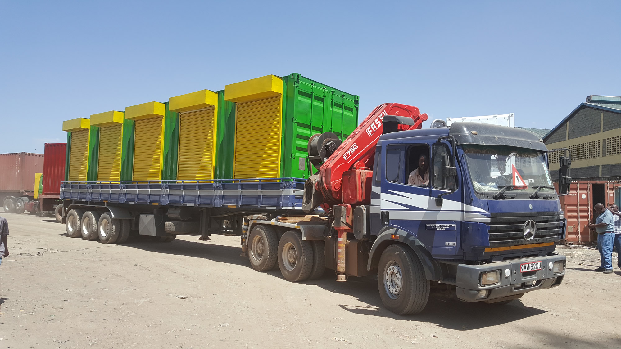 Containers Kenya Commercial Stalls